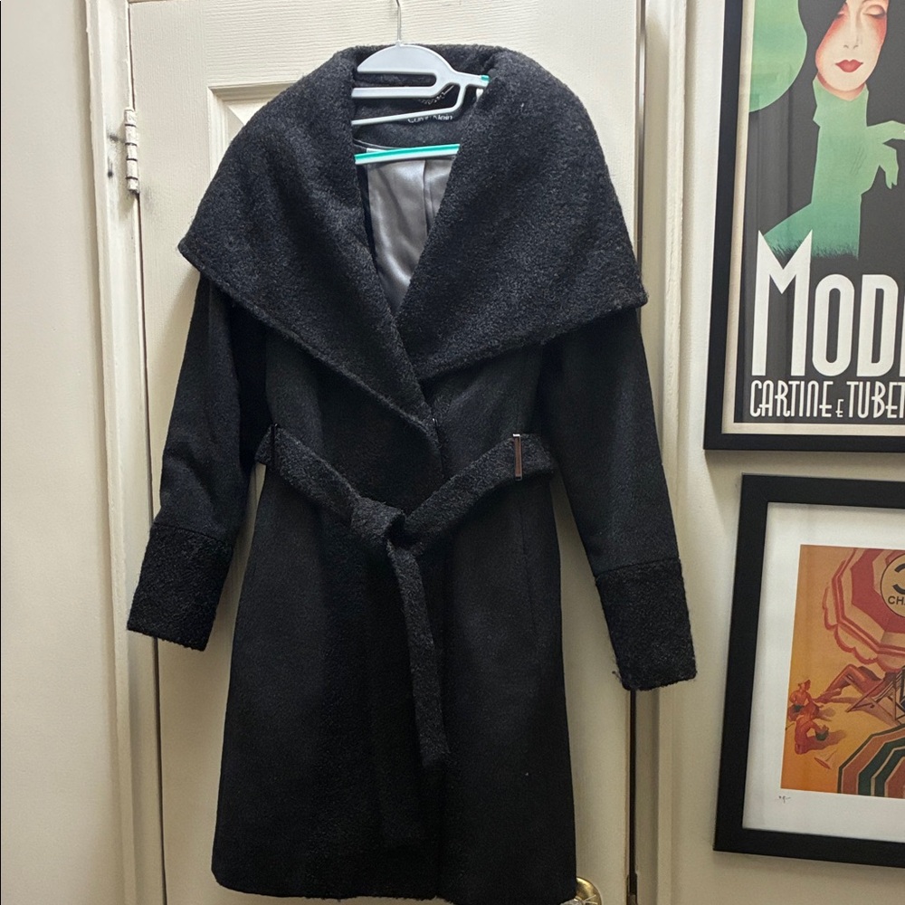 Calvin Klein Elegant Black Women's Coat